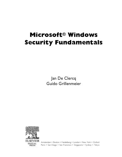 Microsoft windows security fundamentals