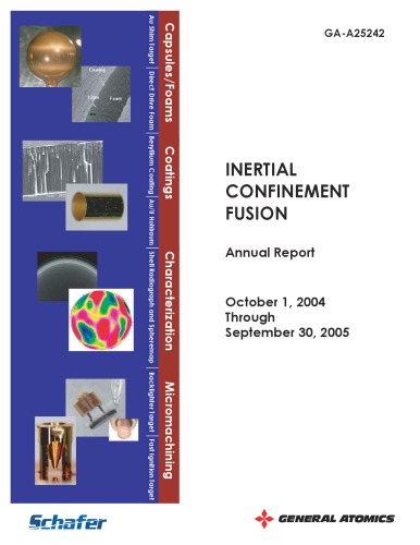 Inertial confinement fusion : ICF annual report