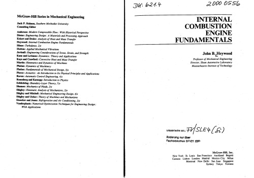 Internal combustion engine fundamentals