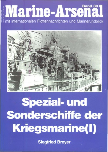 Spezial- und Sonderschiffe der Kriegsmarine. 1