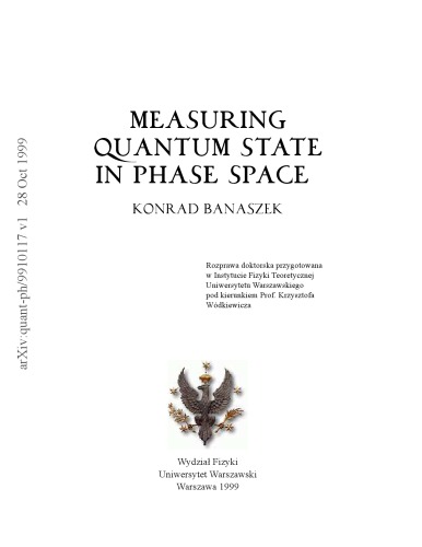 Measuring Quantum State in Phase Space