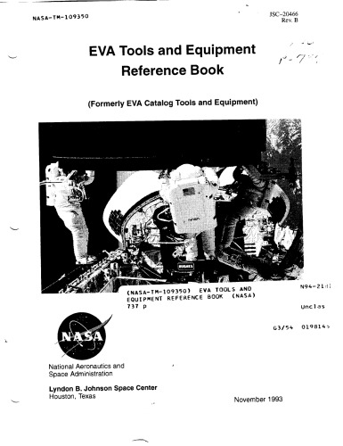 EVA tools and equipment reference book