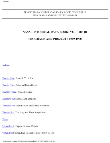 NASA historical data book