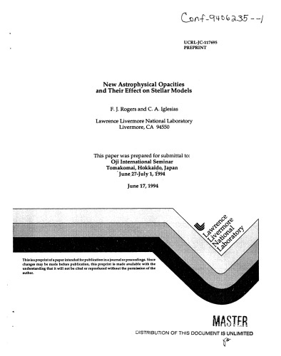 New astrophysical opacities and their effects on stellar models