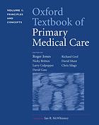 Oxford textbook of primary medical care