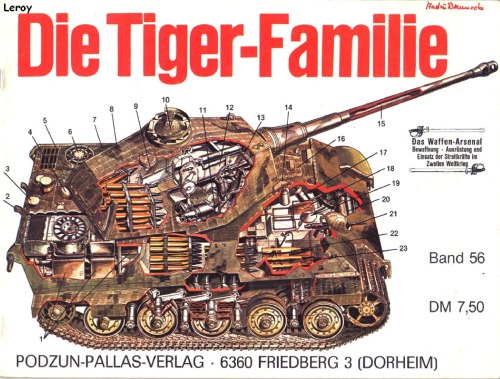 Die Tiger-Familie Tiger I, Porsche-Tiger, Jagdpanzer Elefant (Ferdinand), Tiger II (Königstiger), Jagdtiger, Sturmtiger