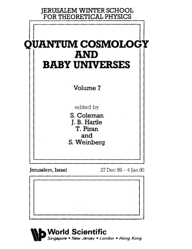 Quantum cosmology and baby universes