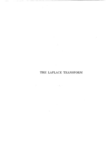 The Laplace transform