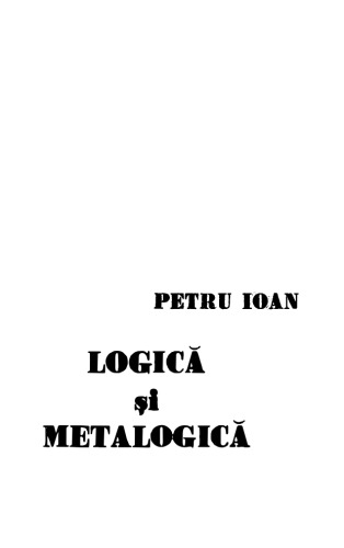 Logica si metalogica