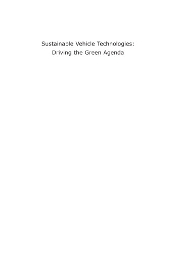 Sustainable Vehicle Technologies: Driving the green agenda