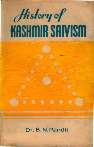 History of Kashmir Saivism
