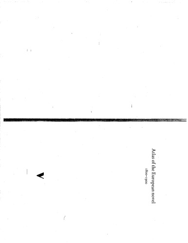 Atlas of the European Novel 1800-1900