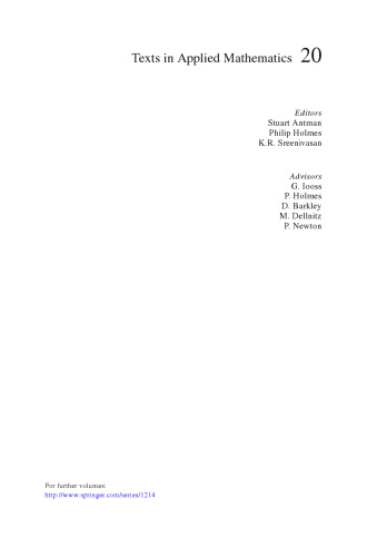 Introduction to Perturbation Methods