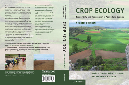 Crop ecology : productivity and management in agricultural systems