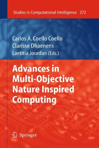 Advances in multi-objective nature inspired computing