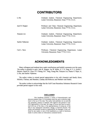 Handbook of thermal conductivity, Volume 1: Organic Compounds C1 to C4