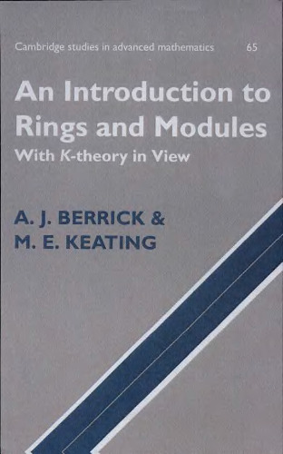An introduction to rings and modules with K-theory in view