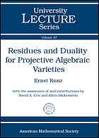 Residues and duality for projective algebraic varieties