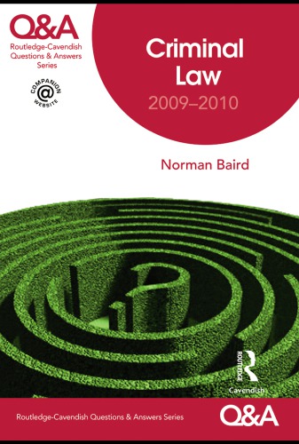 Q & A Criminal Law 2009-2010
