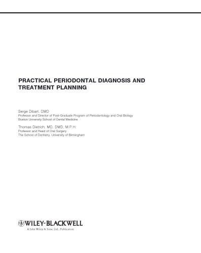 Practical Periodontal Diagnosis and Treatment Planning