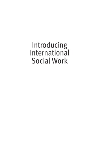 Introducing International Social Work