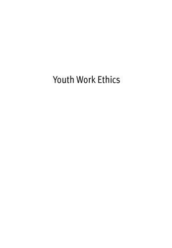 Youth work ethics