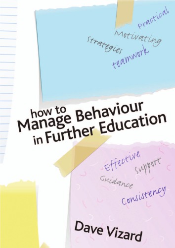 How to manage behaviour in further education