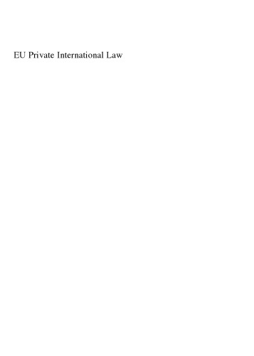 EU private international law