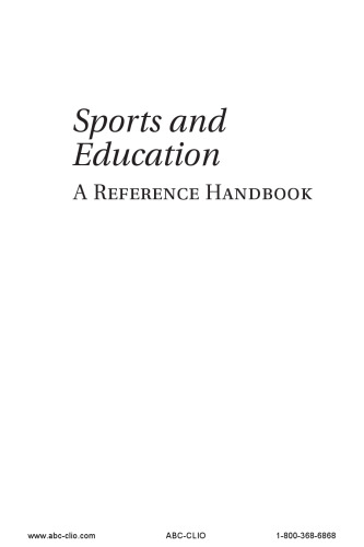 Sports and education : a reference handbook