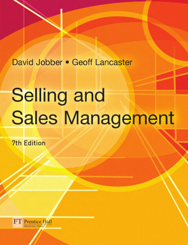 Selling and Sales Management