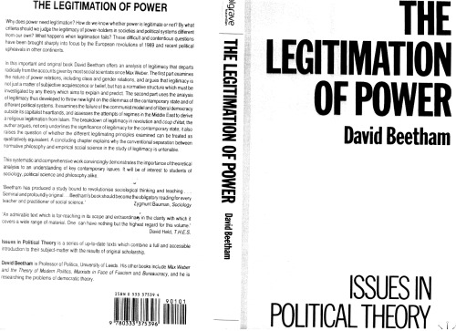 The Legitimation of Power