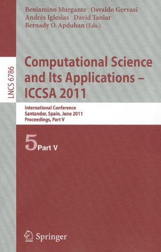 Computational Science and Its Applications - ICCSA 2011: International Conference, Santander, Spain, June 20-23, 2011. Proceedings, Part III