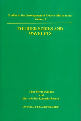 Fourier Series and Wavelets