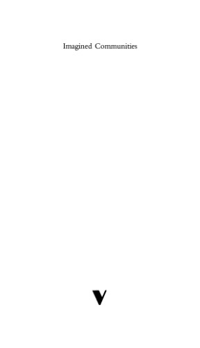 Imagined Communities: Reflections on the Origin and Spread of Nationalism