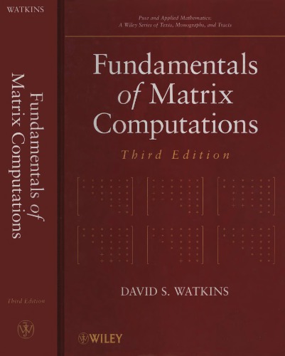 Fundamentals of matrix computations