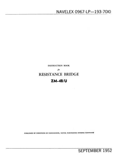 Resistance Bridge ZM-4B-U (Mil TM)