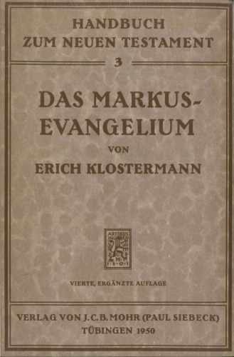 Das Markusevangelium