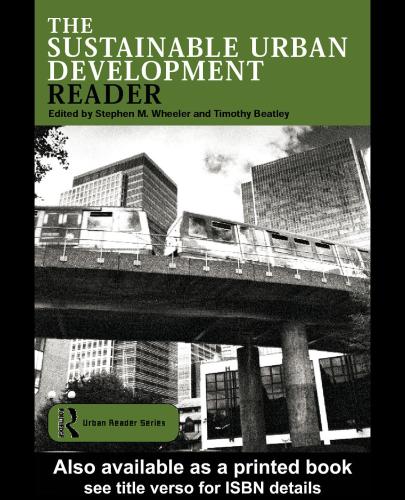 The sustainable urban development reader