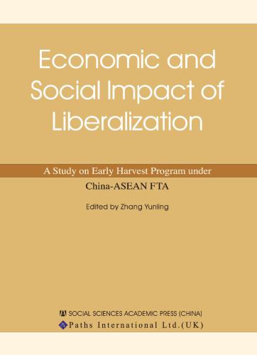 China and Asean : Economic and Social Impact of Liberalization