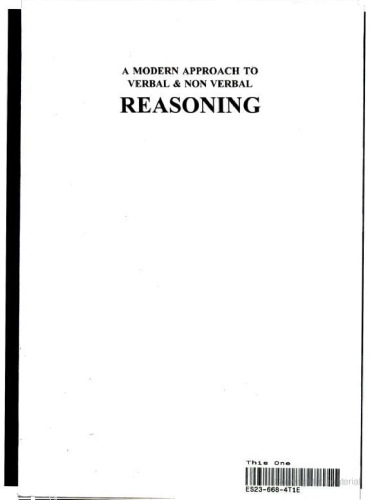 A Modern Approach to Verbal & Non-Verbal Reasoning