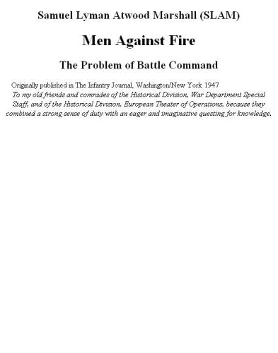 Men Against Fire