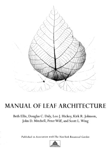 Manual of Leaf Architecture