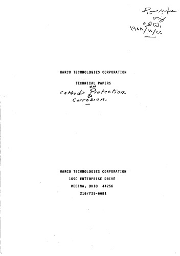 Corrosion cathodic protection and common sense