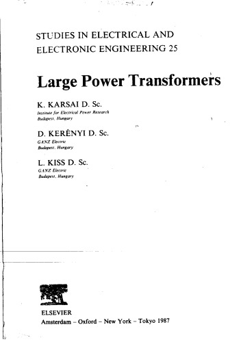 Large Power Transformers