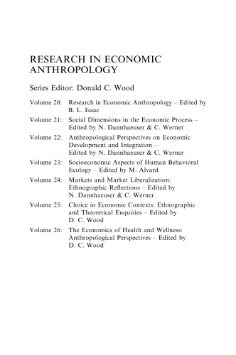 Dimensions of Ritual Economy