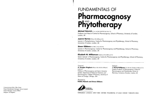 Fundamentals of Pharmacognosy and Phytotherapy