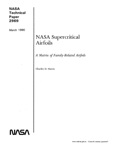 NASA supercritical airfoils