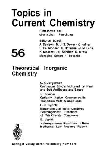 Theoretical Inorganic Chemistry