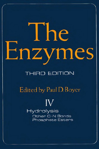 The Enzymes : Hydrolysis: other C-N bonds, phosphate esters.