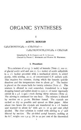 Organic Synthesis